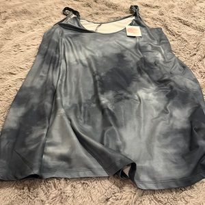 Casual tie dye tank dress